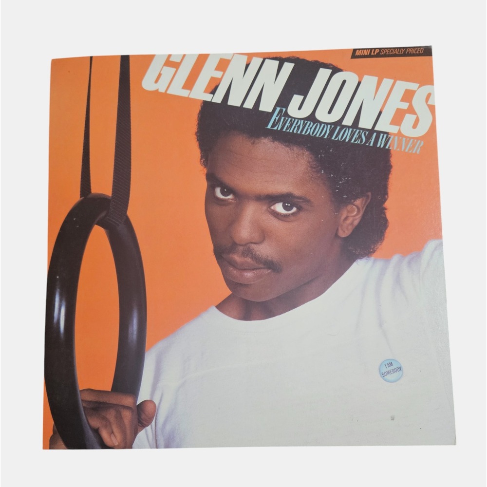 Glenn Jones Everybody Loves a Winner 1983 Promo Poster 12x12 Electronic, Funk